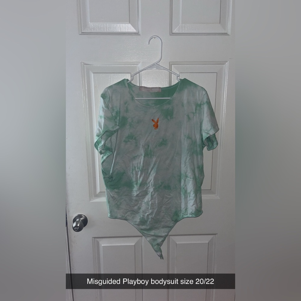 Tiedye Missguided x Playboy bodysuit size 20/22